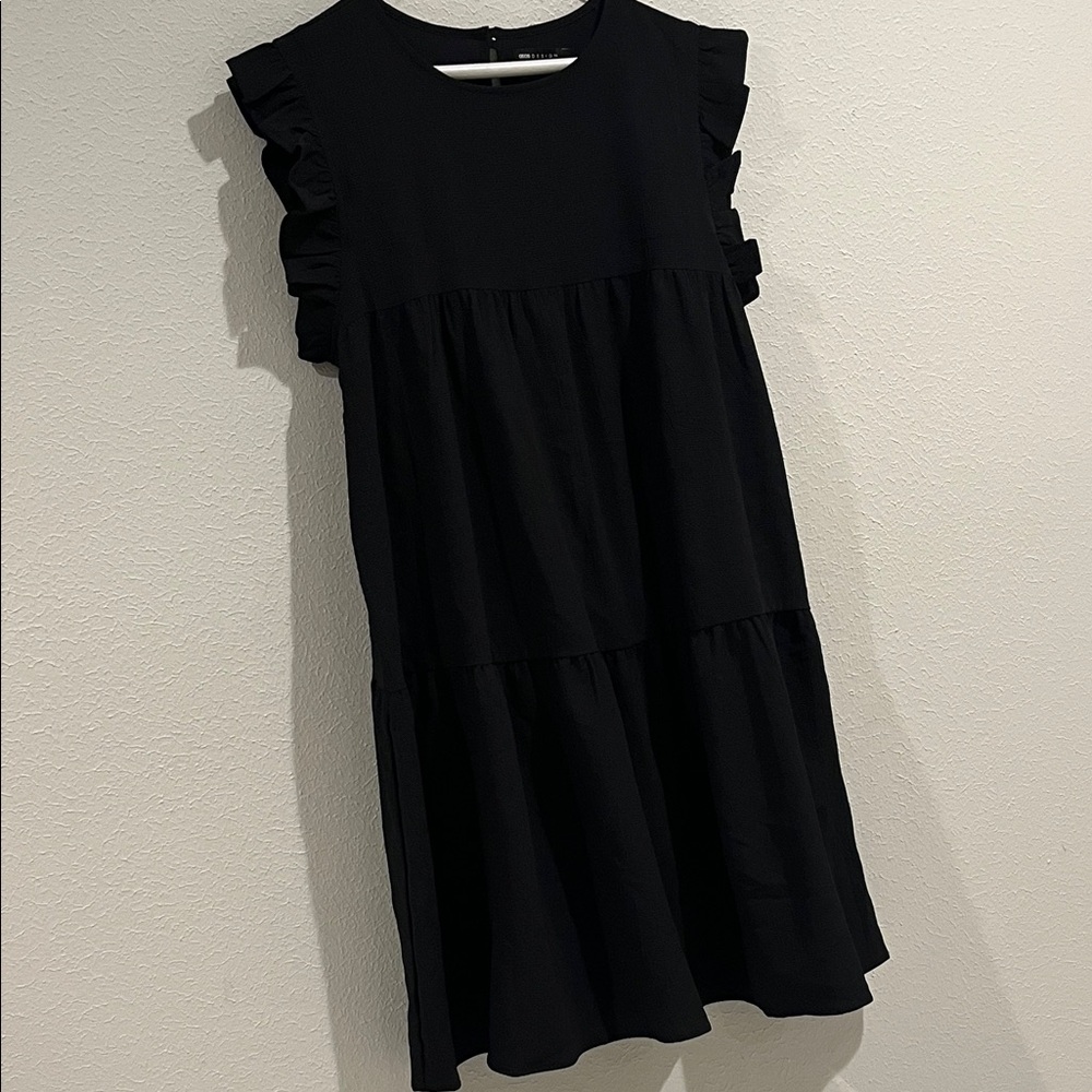 Cisos Design Black Maxi Dress, size 10